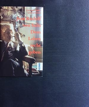 Seller image for Dem Leben Recht geben. for sale by Antiquariat Bookfarm