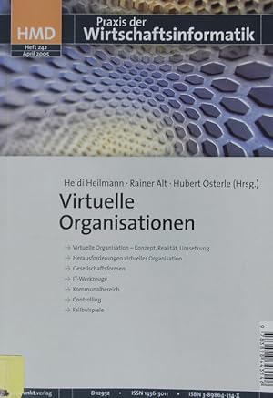 Bild des Verkufers fr Virtuelle Organisationen. zum Verkauf von Antiquariat Bookfarm