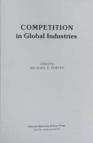 Bild des Verkufers fr Competition in Global Industries. zum Verkauf von Antiquariat Bookfarm