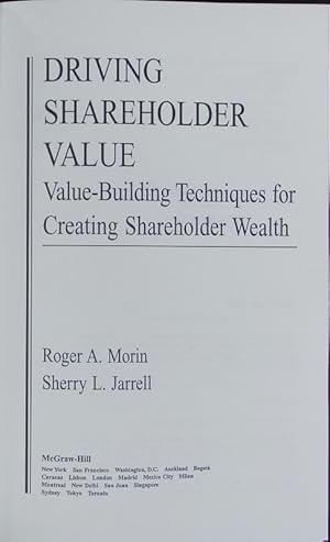 Seller image for Driving Shareholder Value. for sale by Antiquariat Bookfarm