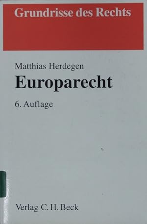 Bild des Verkufers fr Europarecht. zum Verkauf von Antiquariat Bookfarm