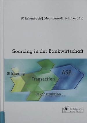 Bild des Verkufers fr Sourcing in der Bankwirtschaft. zum Verkauf von Antiquariat Bookfarm