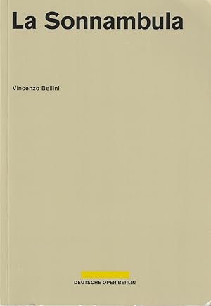 Bild des Verkufers fr Programmheft Vincenzo Bellini LA SONNAMBULA Premiere 26. Januar 2019 Spielzeit 2018 / 2019 ( Die Nachtwandlerin ) zum Verkauf von Programmhefte24 Schauspiel und Musiktheater der letzten 150 Jahre