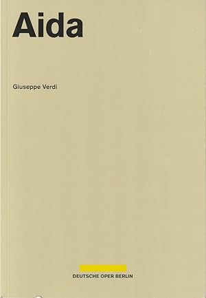 Seller image for Programmheft Giuseppe Verdi AIDA Premiere 22. November 2015 Spielzeit 2015 / 2016 for sale by Programmhefte24 Schauspiel und Musiktheater der letzten 150 Jahre