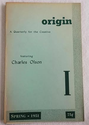 Seller image for Origin A Quarterly for the Creative featuring Charles Olson I. for sale by Derringer Books, Member ABAA