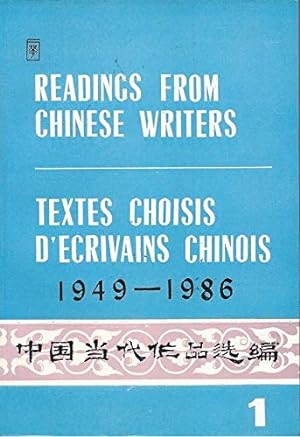 Bild des Verkufers fr Readings from Chinese Writers: Two: 2 zum Verkauf von WeBuyBooks