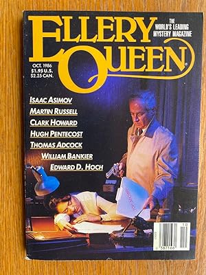 Imagen del vendedor de Ellery Queen Mystery Magazine October 1986 a la venta por Scene of the Crime, ABAC, IOBA