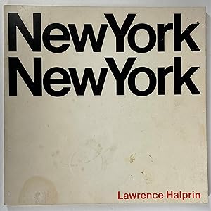 Bild des Verkufers fr New York New York: A Study of the Quality, Character, and Meaning of Open Space in Urban Design zum Verkauf von Weinberg Modern Books