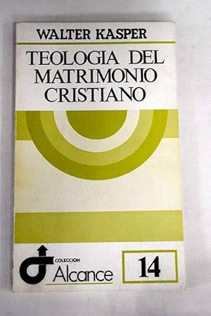 Imagen del vendedor de Teologa del matrimonio cristiano a la venta por Alcan Libros