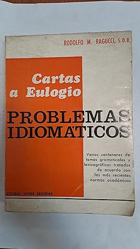 Bild des Verkufers fr Problemas idiomaticos zum Verkauf von Libros nicos