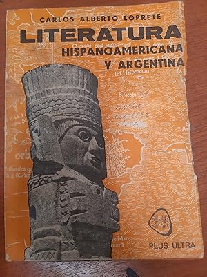 Bild des Verkufers fr Literatura hispanoamericana y argentina zum Verkauf von Libros nicos