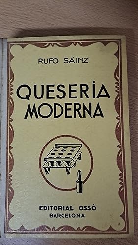 Seller image for Queseria Moderna for sale by Libros nicos