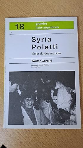 Imagen del vendedor de Syria Poletti mujer de dos mundos a la venta por Libros nicos