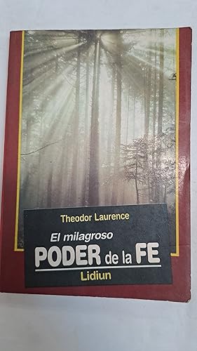Seller image for El milagroso poder de la fe for sale by Libros nicos