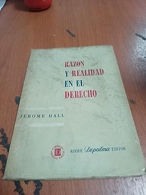 Immagine del venditore per Razon y realidad en el derecho venduto da Libros nicos