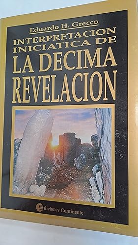 Seller image for Interpretacion iniciatica de la decima revelacion for sale by Libros nicos