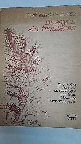 Seller image for Ensayos sin fronteras for sale by Libros nicos