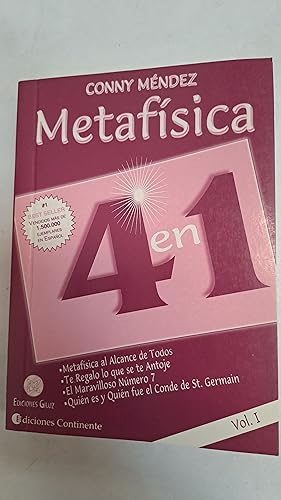 Imagen del vendedor de Metafisica 4 en 1, Vol 1 a la venta por Libros nicos