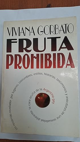 Imagen del vendedor de Fruta prohibida a la venta por Libros nicos