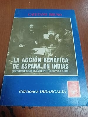 Immagine del venditore per La accin benfica de Espaa en indias venduto da Libros nicos