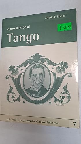 Imagen del vendedor de Aproximacion al tango a la venta por Libros nicos