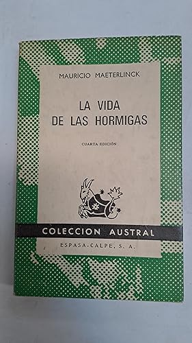 Imagen del vendedor de La vida de las hormigas a la venta por Libros nicos