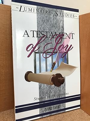 Imagen del vendedor de Testament of Joy: Studies in Philippians (Luminaire Studies) a la venta por Regent College Bookstore