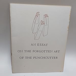 Seller image for An Essay on the Forgotten Art of the Punchcutter for sale by Cambridge Rare Books