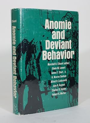 Bild des Verkufers fr Anomie and Deviant Behavior: A Discussion and Critique zum Verkauf von Minotavros Books,    ABAC    ILAB