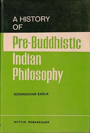 Bild des Verkufers fr A History of Pre-Buddhistic Indian Philosophy zum Verkauf von Kenneth Mallory Bookseller ABAA