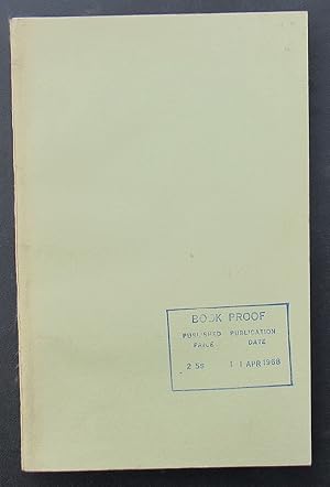 Unkilled For So Long --- 1968 FIRST EDITION ADVANCE PROOF COPY