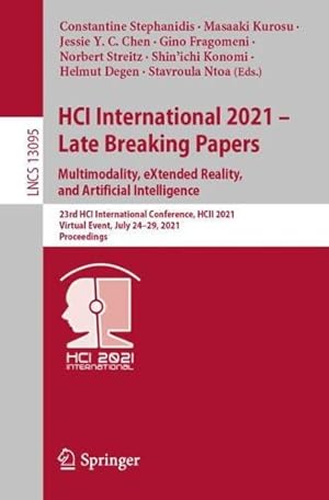 Bild des Verkufers fr HCI International 2021 - Late Breaking Papers: Multimodality, eXtended Reality, and Artificial Intelligence (Lecture Notes in Computer Science) [Paperback ] zum Verkauf von booksXpress