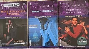 Seller image for Harlequin Intrigue 3 book bundle for sale by Paper Garden Books