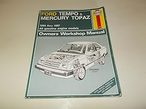 Immagine del venditore per Ford Tempo & Mercury Topaz 1984 thru 1987, All Gasoline Engine, Owner's Workshop Manual venduto da Paradise Found Books