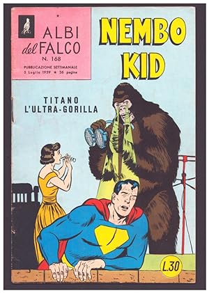 Bild des Verkufers fr Batman #121 Italian Edition. Albi del Falco n. 168. Nembo Kid (Superman): Titano l'Ultra Gorilla zum Verkauf von Parigi Books, Vintage and Rare