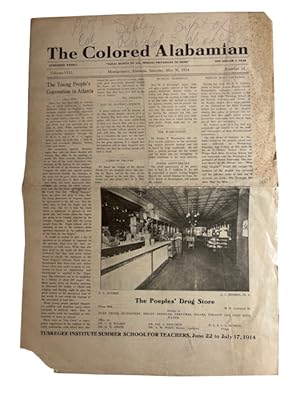 The Colored Alabamian, Volume VIII, Number 14. (Saturday, May 30, 1914)