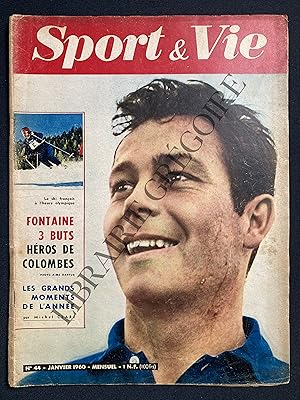 SPORT ET VIE-N°44-JANVIER 1960-JUST FONTAINE