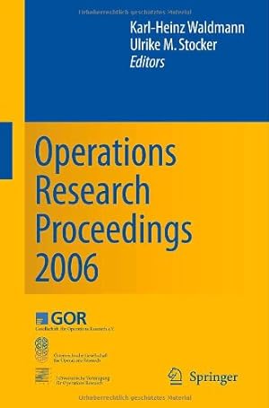 Seller image for Operations Research Proceedings 2006 [Paperback ] for sale by booksXpress
