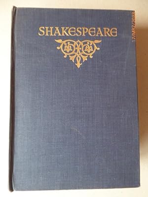 Imagen del vendedor de The complete works of Shakespeare. Edited with a Glossary by W. J. Craig, M.A. Trinity College, Dublin. a la venta por Krull GmbH
