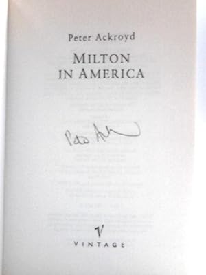 Imagen del vendedor de Milton in America a la venta por World of Rare Books