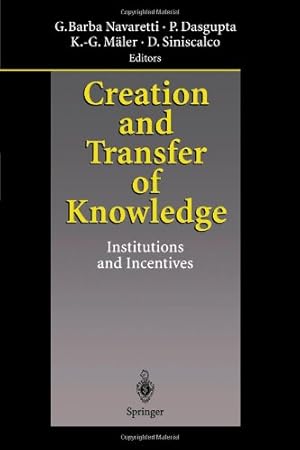 Immagine del venditore per Creation and Transfer of Knowledge: Institutions and Incentives [Paperback ] venduto da booksXpress