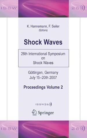 Seller image for Shock Waves: 26th International Symposium on Shock Waves, Volume 2 [Paperback ] for sale by booksXpress