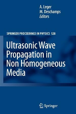 Bild des Verkufers fr Ultrasonic Wave Propagation in Non Homogeneous Media (Springer Proceedings in Physics) [Paperback ] zum Verkauf von booksXpress