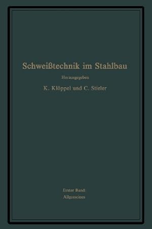 Imagen del vendedor de Schwei  technik im Stahlbau: Erster Band (German Edition) [Paperback ] a la venta por booksXpress