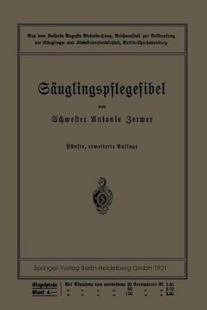 Seller image for S ¤uglingspflegefibel (German Edition) by Zerwer, Antonie [Paperback ] for sale by booksXpress