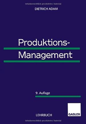 Immagine del venditore per Produktions-Management (German Edition) by Adam, Dietrich [Paperback ] venduto da booksXpress