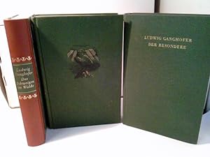 Konvolut: 3 Bände Romane von Ludwig Ganghofer.
