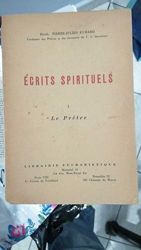 Seller image for Ecrits spirituels: vol. 1 - Le Pretre for sale by librisaggi