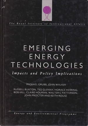 Seller image for Emerging Energy Technologies: Impacts and Policy Implications for sale by Goulds Book Arcade, Sydney