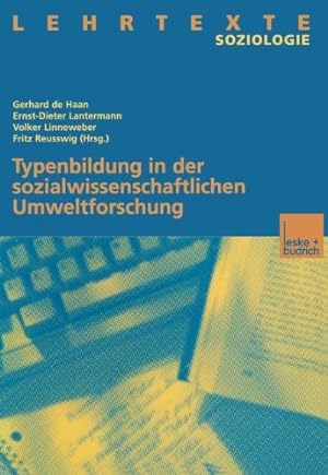 Immagine del venditore per Typenbildung in der sozialwissenschaftlichen Umweltforschung (German Edition) by Dehaan, Gerhard [Paperback ] venduto da booksXpress